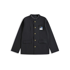 有货。潮牌痞帅设计感学院风西装外套男女W6957-P50，男装西服套装，星座412-3