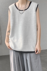 8XL-M德绒羊羔绒背心男加绒加厚保暖内搭坎肩马甲打底衫BR001P30，男装背心/马甲，电商B312