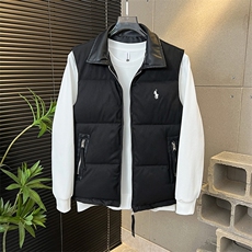 翻领拼接棉马甲刺绣轻奢个性小众坎肩轻薄保暖313B-WB2526-P75，男装棉衣，星座313B