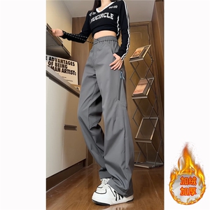 815A-K322-P50控88秋季机能美式冲锋裤女工装裤登山休闲宽松长裤