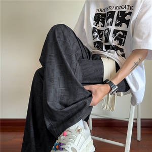 夏季新款宽松透气休闲裤冰丝凉感长裤B315-K25682-特p30-控58图片