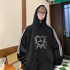 条纹连帽卫衣SWY2494-P55控8850棉，男装卫衣，电商B370