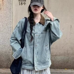 高级小众开衫长袖针织衫女秋季刺绣显瘦上衣衬衫JK4006