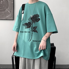 纯棉短袖t恤男大码半袖打底衫宽松体恤衫DX17279-P20大皂风，男装T恤，电商A040