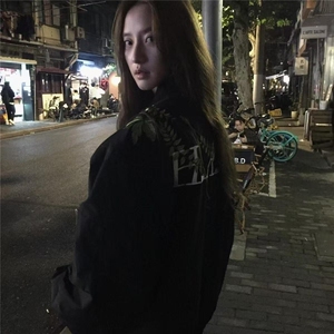 复古街头花卉刺绣春秋款夹克潮牌棒球男女vintage情侣外套图片