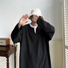 假两件卫衣男韩版潮流痞帅个性2026春季新款ins打底衫WB103-P30，男装卫衣，星座412-2