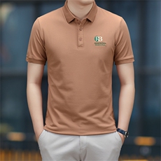 中年休闲男装翻领半袖T恤衫2023夏季新款男士polo衫薄款休闲上衣，男装Polo衫，电商B212（原钱塘6029）