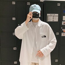 CS15232-P38长袖衬衫男士大码宽松衬衣男寸衫男寸衣，男装衬衫，电商A040