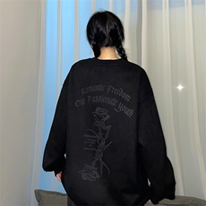 抖音供货、重磅显瘦卫衣秋圆领宽松D223A-DY-LPWY104-特p40，男装卫衣，电商019-1