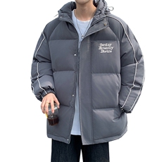 冬季宽松/连帽休闲外套潮加厚棉衣XZ102B-1M2683-P125，男装棉衣，星座102B-1