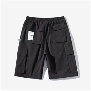2021夏季新款日系大码工装男休闲裤运动短裤五分裤K332-P50图片