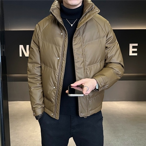 M-3XL B353 8815 P175 咖色PU2025冬羽绒服【标50控活动价268】图片