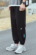 继续推2023秋款宽松个性拼接束脚休闲裤运动卫裤1514-P40,男装休闲裤,星座914-3