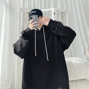 WY5001/P65春装高品质不起球连帽个性卫衣男潮流宽松上衣外套图片