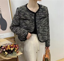 【素妮】2022春款扎线小香外套，其它，素妮