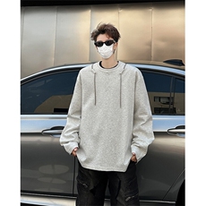 链条项链款男大时尚卫衣秋冬打底设计高街痞帅潮男打底衫长袖P55，男装卫衣，电商B319
