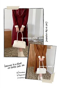 [现货]连衣裙，两色、三个尺码,女装连衣裙,依柏璐