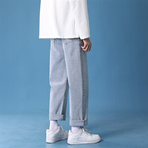 主推！秋冬季新款蒙马特牛仔裤宽松休闲男女长裤子K002-P50控68，男装牛仔裤，星座715