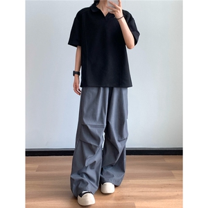 现货重磅POLO衫夏季短袖翻领半袖上衣cleanfit正肩t恤衫S419特28图片