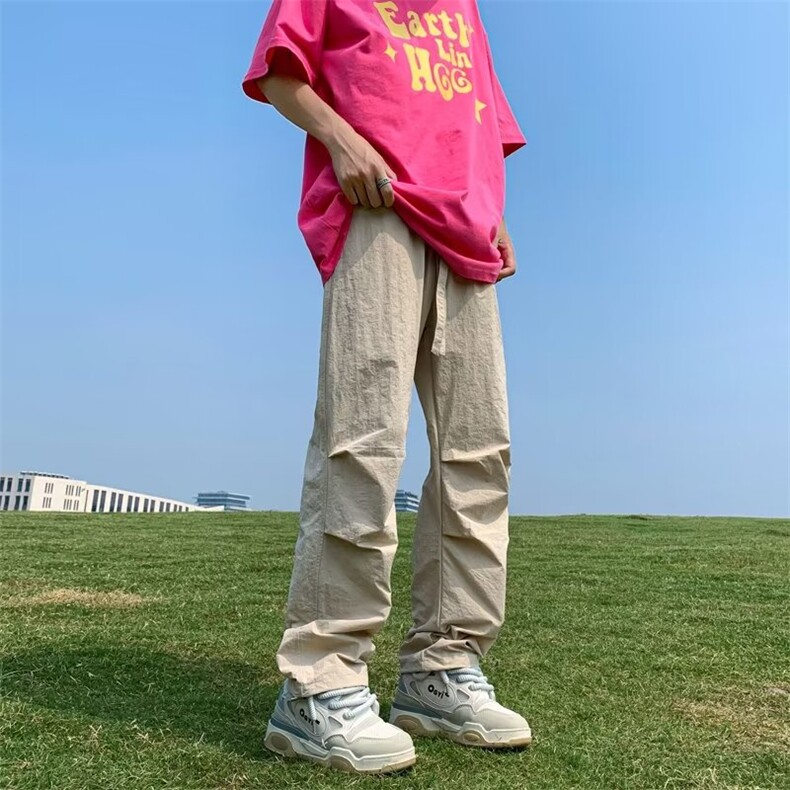 夏季休闲裤束脚男户外防水冲锋裤男痞帅直筒冲KX1503,男装休闲裤,星座1116A（原606A-3）