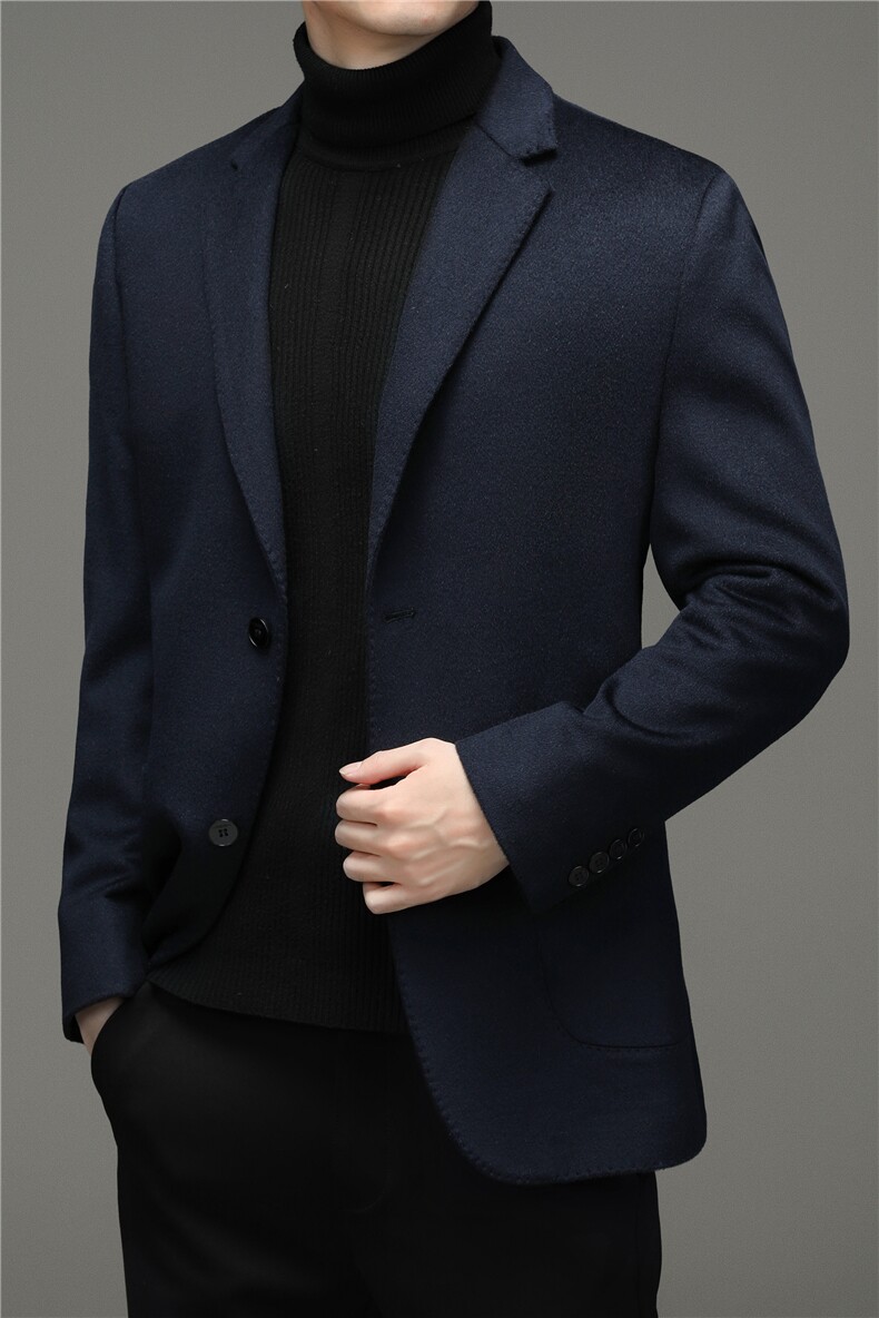 山羊绒外套西服男士冬季商务休闲单西服商务休闲西装YL9810-P355,男装西服,电商B212（原钱塘6029）
