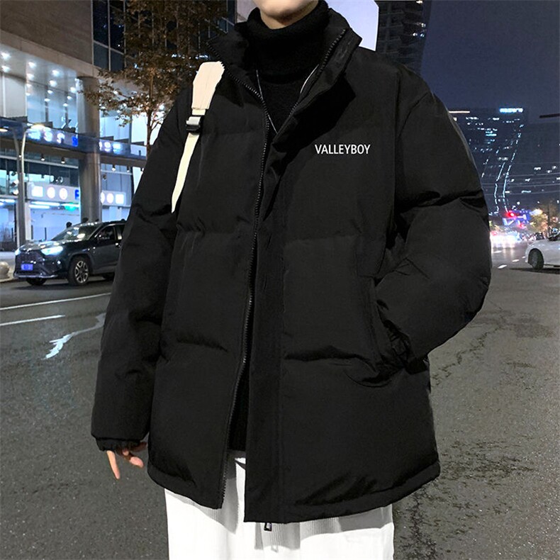面包服男生秋冬季韩版潮流加厚棉服立领潮牌ins宽松痞帅棉衣外套,男装棉衣,星座1013-1