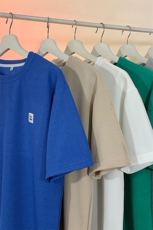 8XL-M重磅！特大码T潮牌上衣男中性华夫格短袖T恤DX304P25控39，男装T恤，电商D206-1