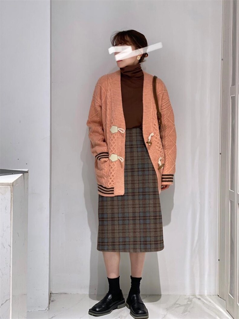 牛角扣开衫，其它，驿谷