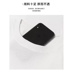 1506-1/TN541/P30 重磅夏季短袖t恤潮牌大码宽松百搭学生上衣1图片