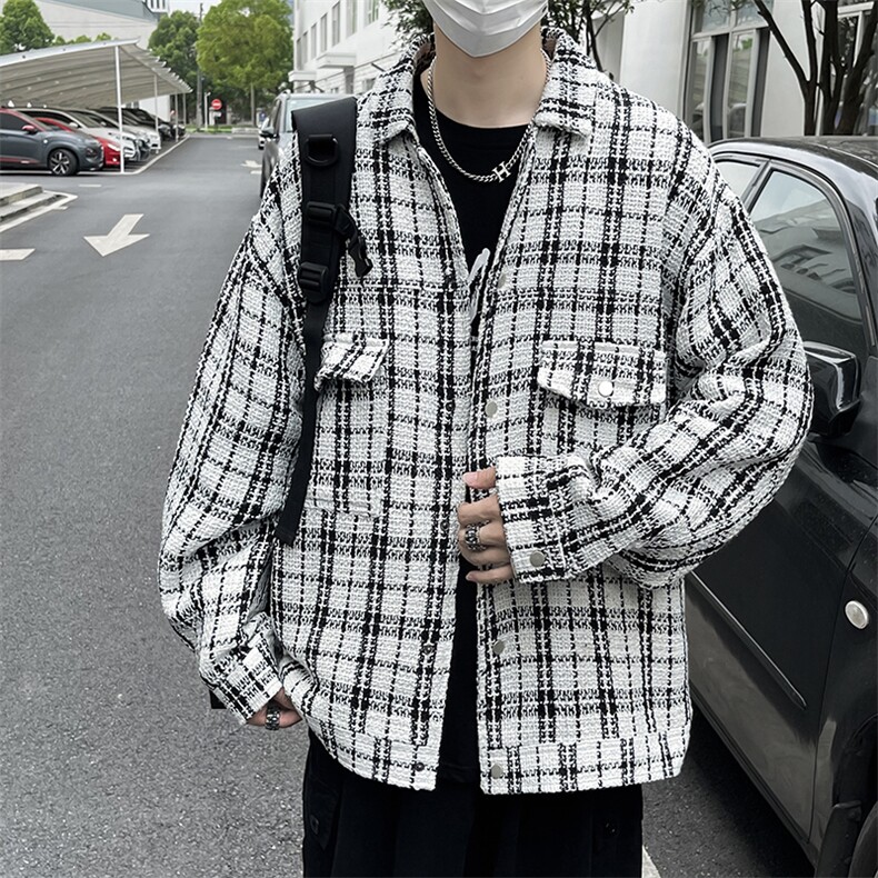 2025秋装小香风夹克男外套加肥加大码胖子中性穿搭胖人男装，男装夹克，星座909-2（原星座717-2）