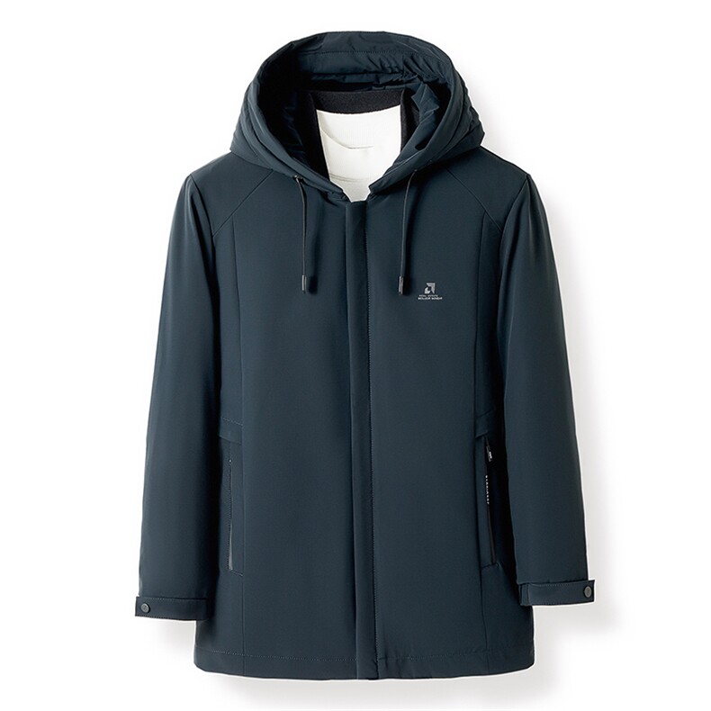 AN9858钱塘2020-3秋冬新款中老年男士商务休闲连帽羽绒服外套P219,男装羽绒服,钱塘207-3