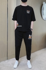 夏季新款短袖T恤套装青少年休闲宽松潮流两件套男装F301P68，男装休闲套装，电商A086