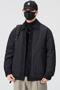 口罩风新标90白鸭绒 2025潮流时尚拼接羽绒服男YR6062-P200图片