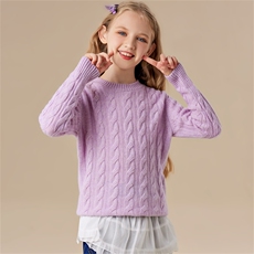 舒适儿童长袖男女通用加厚，童装儿童羊绒衫，六一童装