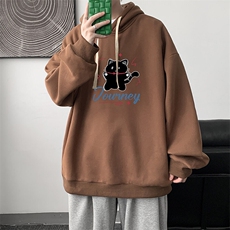 连帽卫衣男大码胖子帽衫大号运动服WY2412-P35，男装卫衣，电商A040