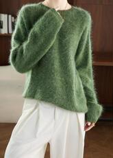 2025年秋季套头时尚百搭通勤简约休闲圆领套衫，女装羊毛衫，盛泰针织