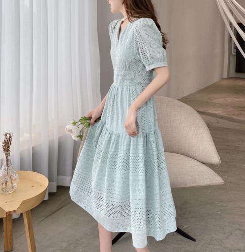 夏季新款连衣裙，女装连衣裙，E莎