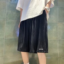 2025夏季新款港风直筒薄款休闲运动裤男潮流短裤D201-DM154-P35图片