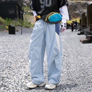 SJ-311B-1-YZ65091-P50控90美式运动拼接防泼水冲锋裤休闲长裤