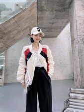 2022春款棒球服拼色彩，其它，金漫莎