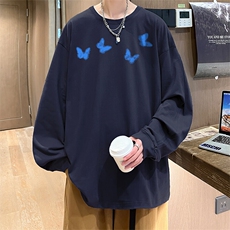 抖音得物供货量大从优可提供视频美式长袖T恤CT839特P25，男装T恤，电商A486-1