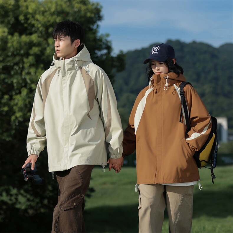 311B-1-8803-P65控98秋季新款拼接夹克外套男翻领户外休闲上衣,男装夹克,星座311B-1