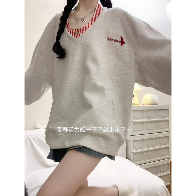 QC018-P6824早秋新款卫衣女有配内吊带衫,男装卫衣,星座617A-2