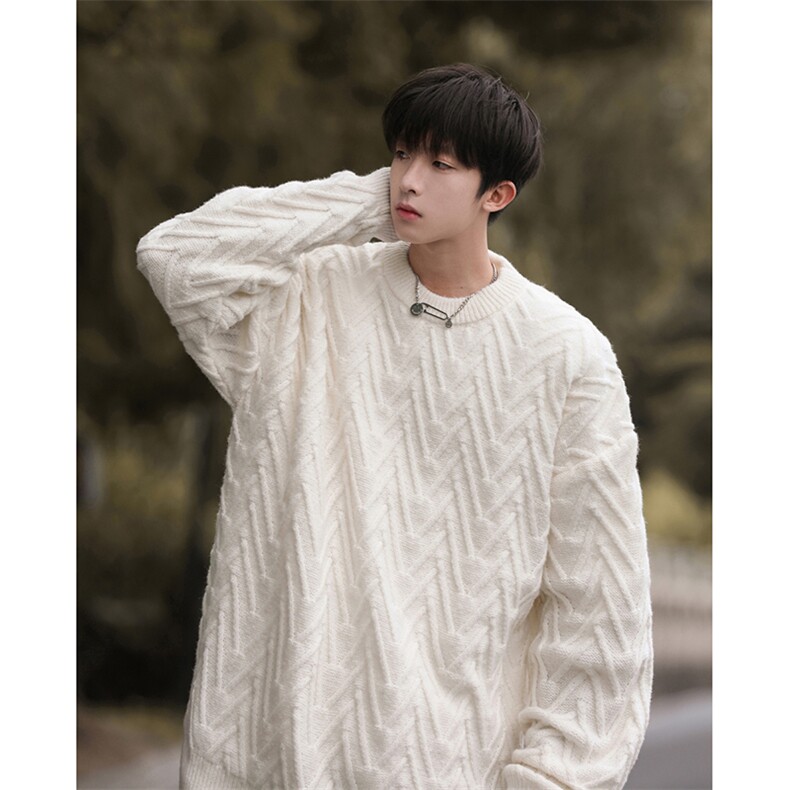 24年针织衫圆领套头917-1-M2307，男装针织衫/毛衣，星座917-1