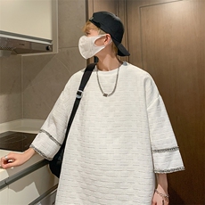 短袖男T恤休闲男士夏季美式宽松舒适简约短袖FC239-P36，男装T恤，星座1109-3