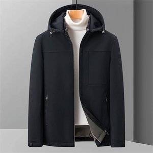 V3121钱塘2020-3冬季厚款新款商务休闲中年男士90鸭绒羽绒服P198图片
