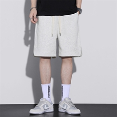 短裤夏季薄款宽松透气沙滩中裤子男生潮牌抽绳运动休闲Z8867-P40，男装牛仔裤，星座509