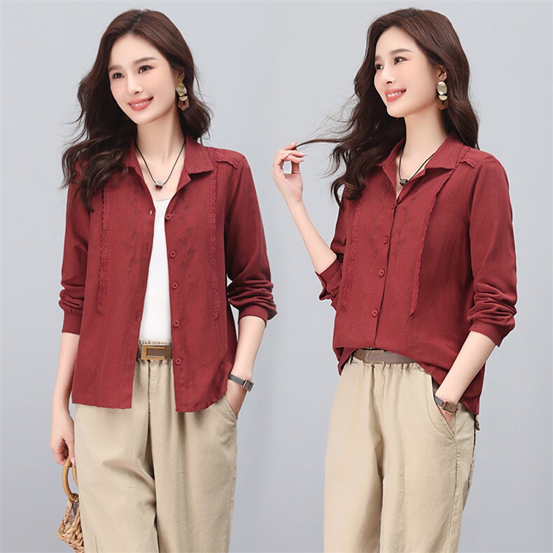 2023秋装新款百搭衬衫，女装衬衫，小林双子