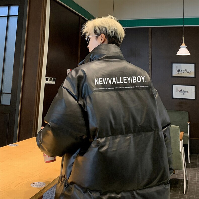 秋冬PU皮立领皮衣面包服男女羽绒棉外套MY2888P85直播,男装皮衣,星座1904A-1