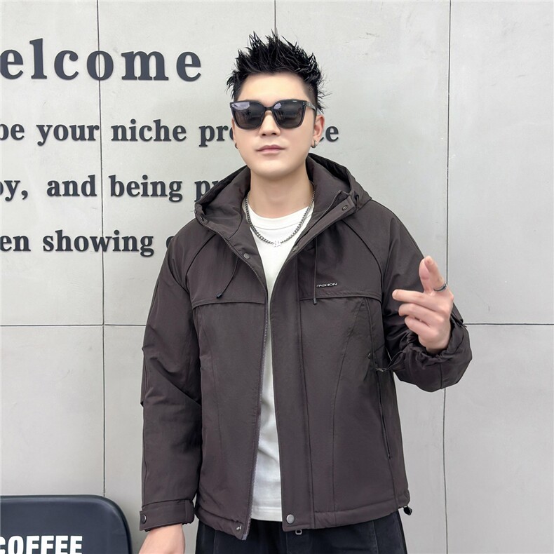 3921 P135 2025新款棉服加棉冲风衣夹克外套图片